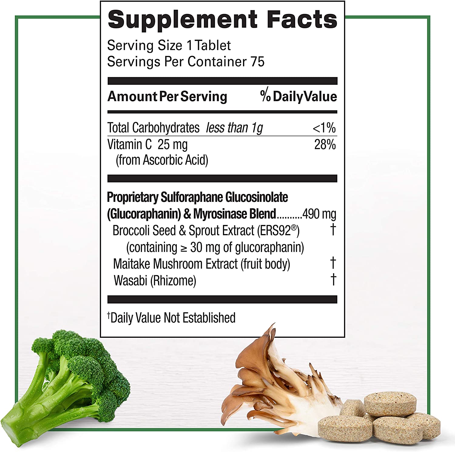 Avmacol Extra Strength Sulforaphane Production System for Immune Support, 75 Tablets - Image 2