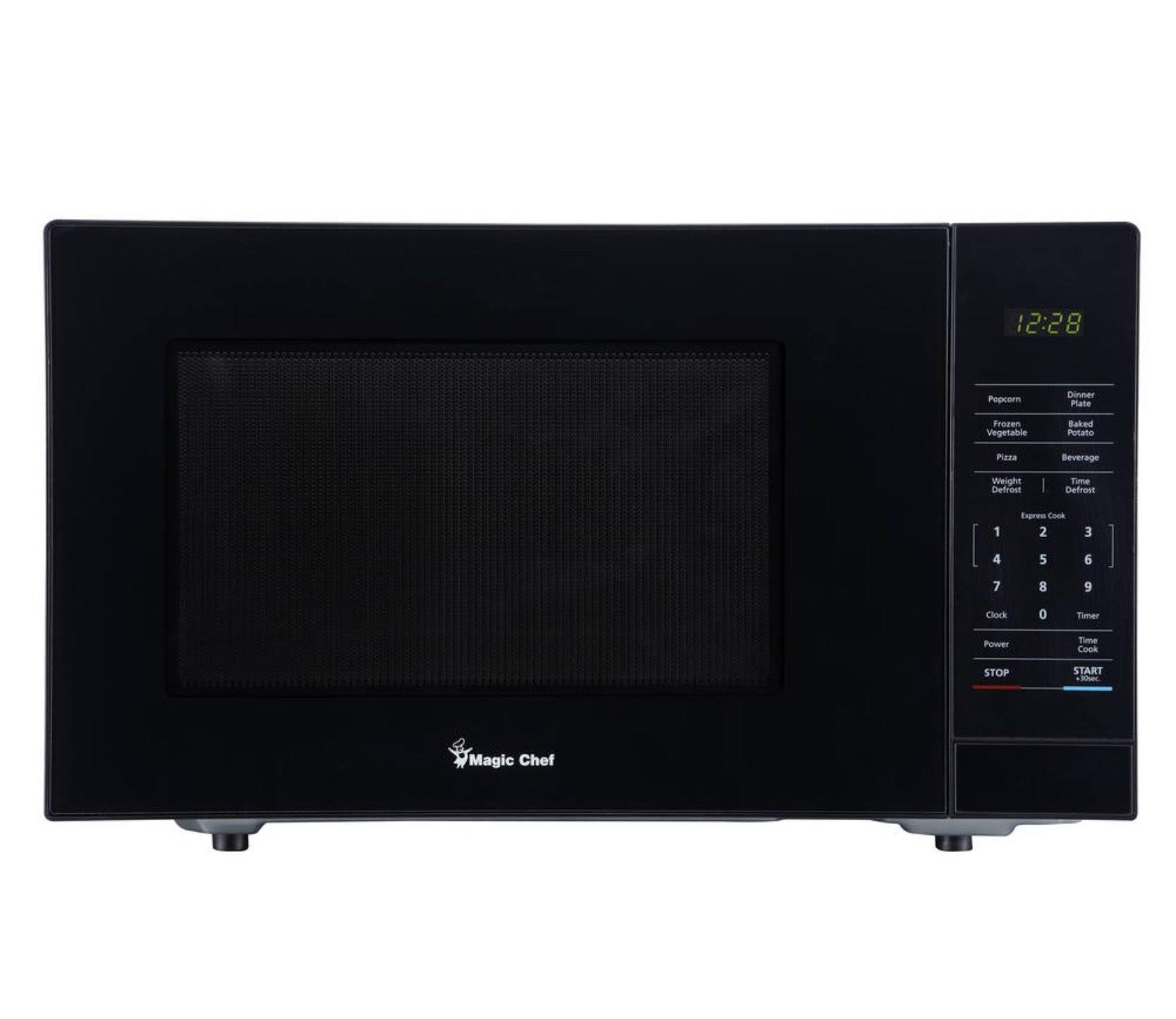 Magic Chef HMM1110B 1.1 Cu. ft. Countertop Microwave, Black