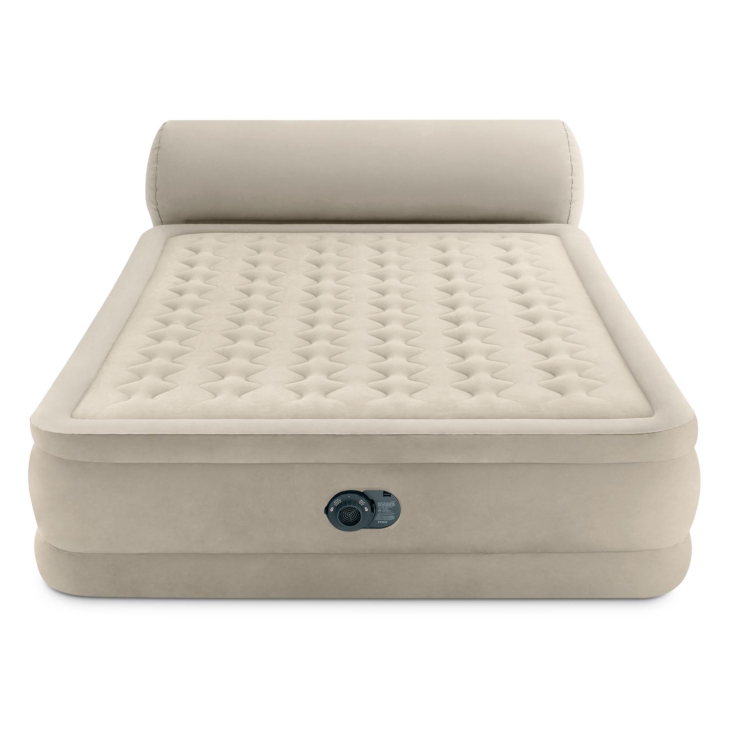 Intex Durabeam Headboard 18 Queen Air Mattress with Built-in Pump - Image 3