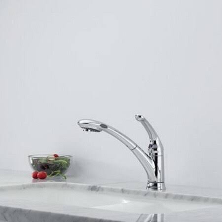 Delta 470-WE-DST Signature Single Handle Pull-Out Kitchen Faucet Chrome - Image 6