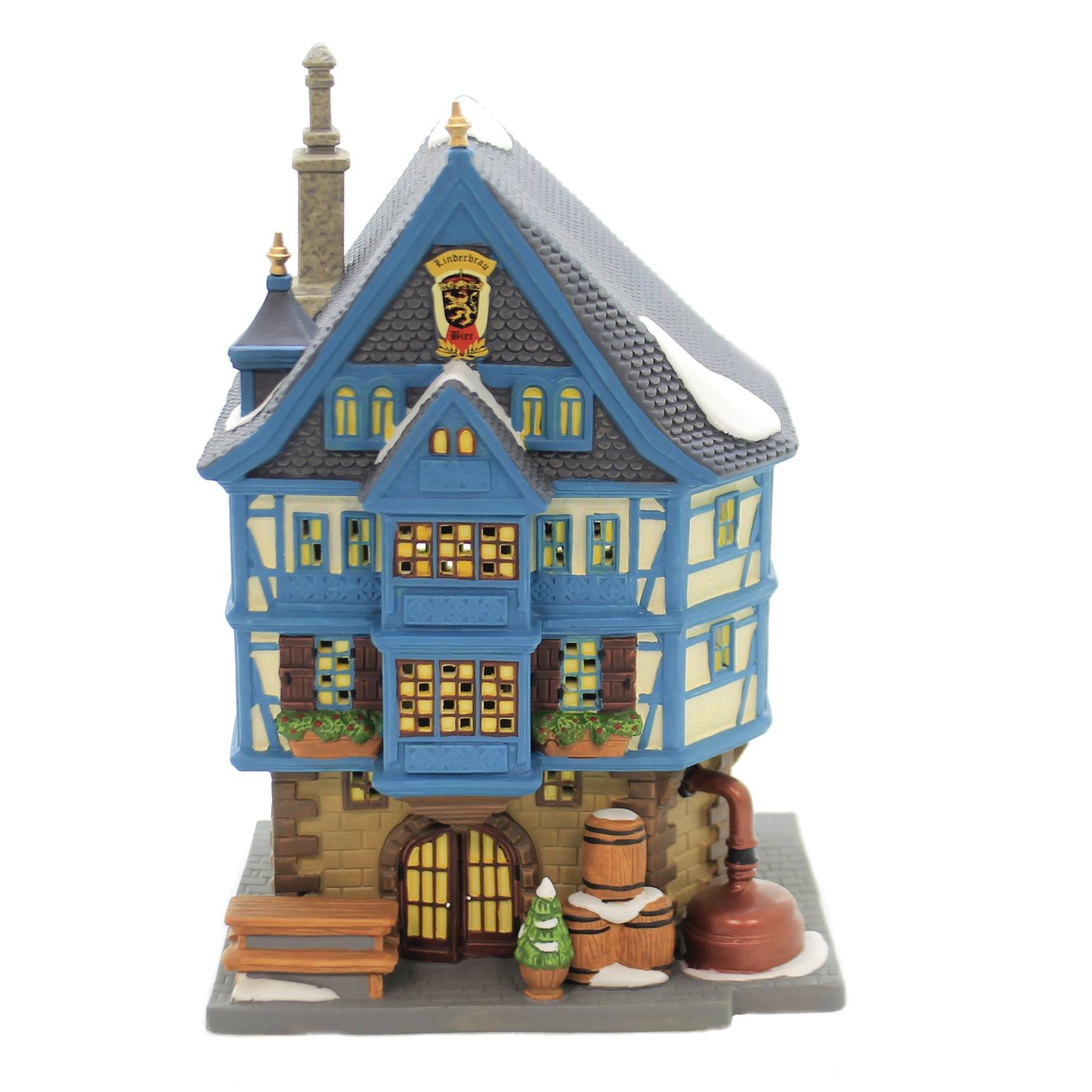 Department 56 Alpine Village Linderbrau Beer Hall – Boxed - Image 2
