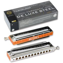 SEYDEL Chromatic Deluxe Steel Solo Harmonica Low F