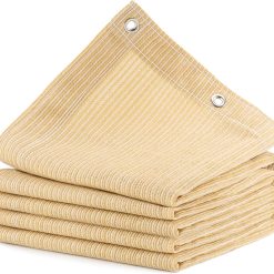 ABOSUN Outdoor Sun Shade Cloth, 12?? x 20??, Pergola, Deck, and Backyard Patio Sunshade with UV Protection, Heat Resistant HDPE Material, Reinforced Grommets (12×20 FT)