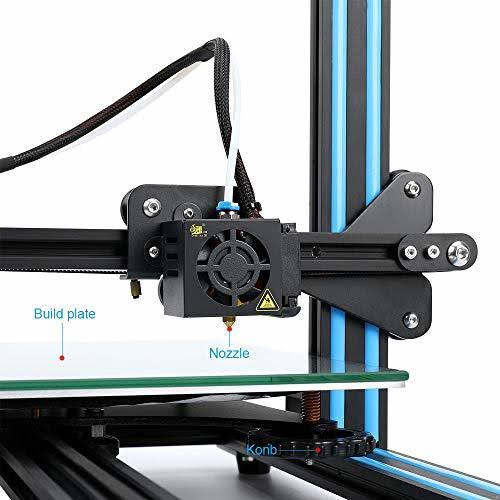 Creality 3D Official Creality Open Source CR-10 3D Printer All Metal Frame 12x12x15.5 inch Build Volume and Heated Bed Includes - Image 3