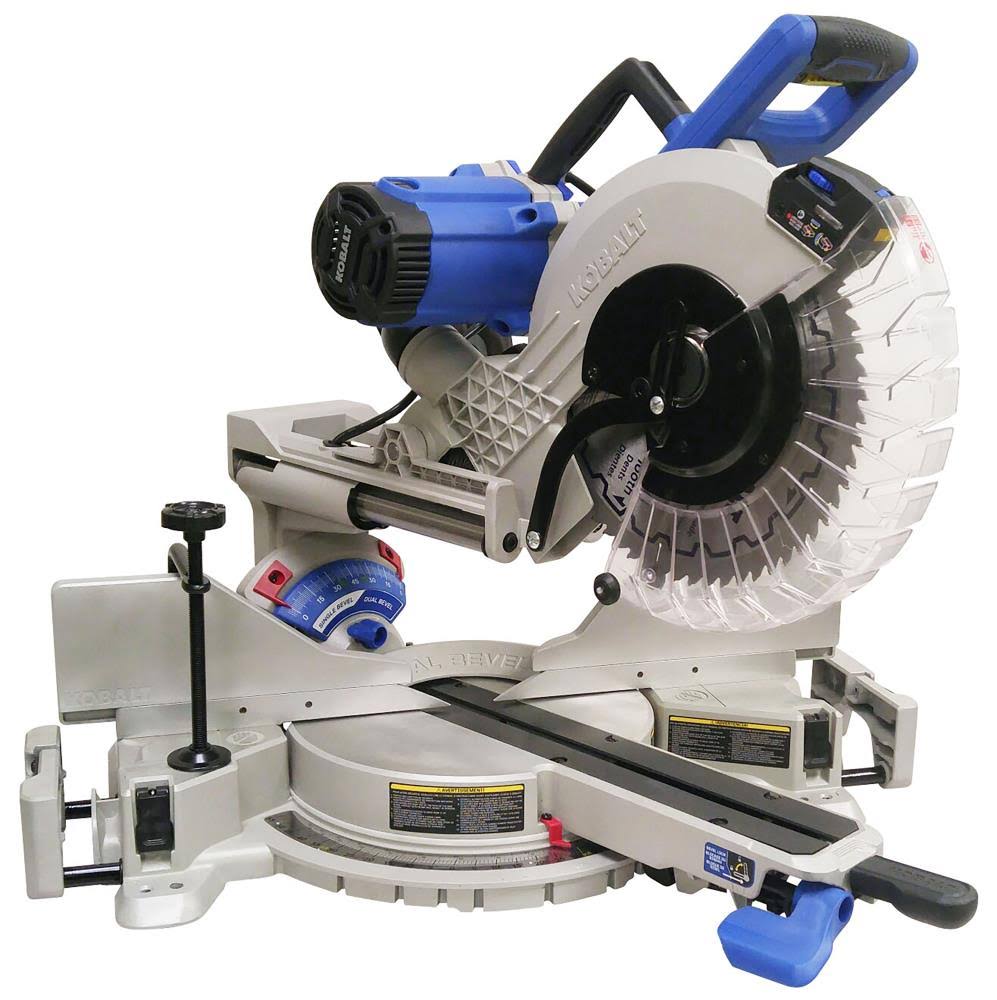 Kobalt 12-in 15-Amp Dual Bevel Sliding Compound Corded Miter Saw