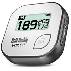 GolfBuddy Voice 2 Talking Golf GPS Rangefinder – Grey