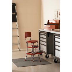Alternative view of Cosco Black Retro Counter Chair / Step Stool