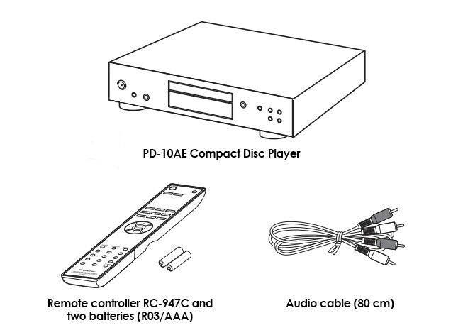 Pioneer Pd-10ae CD Player – Black - Image 7