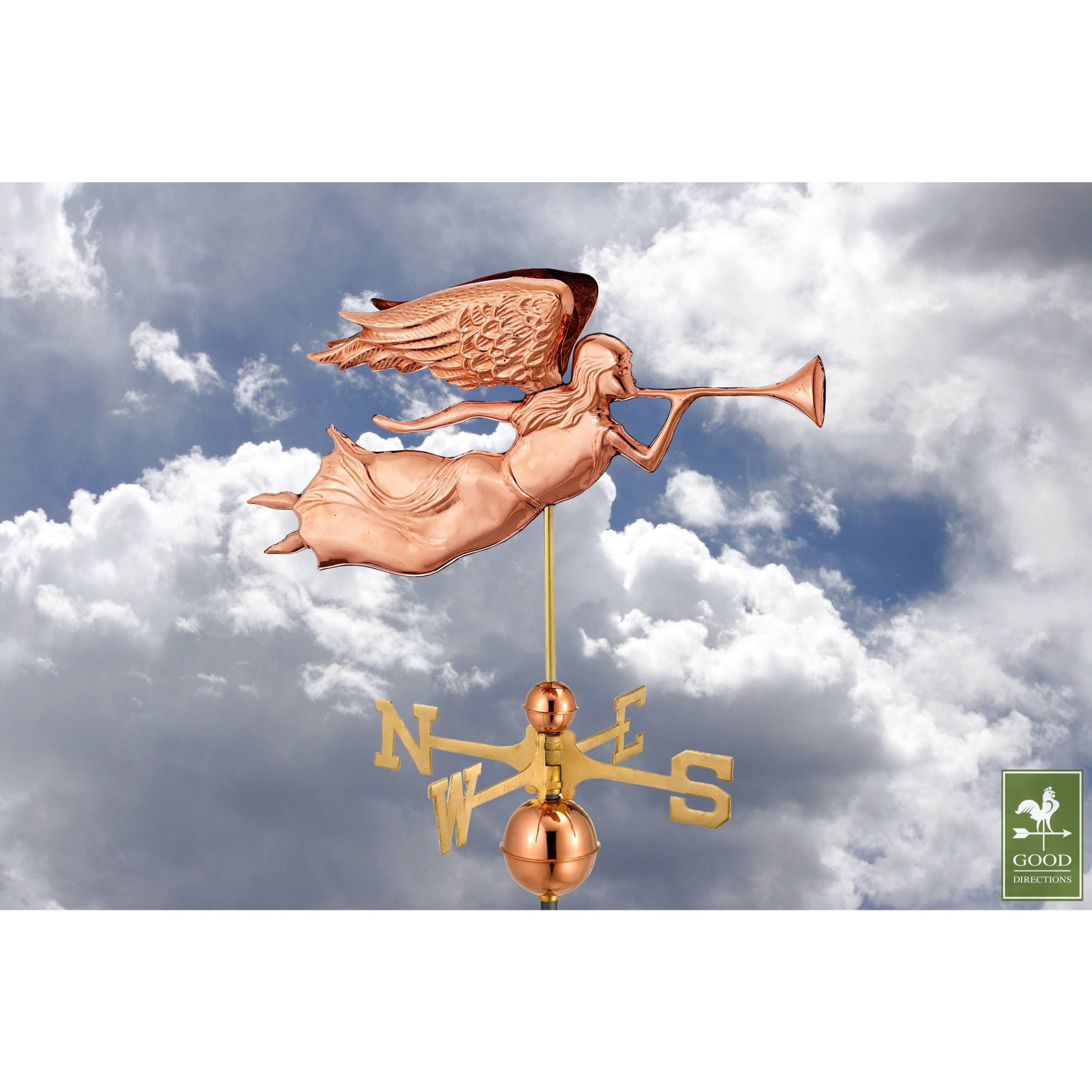 Good Directions Angel with Arrow Weathervane – Pure Copper - Image 4