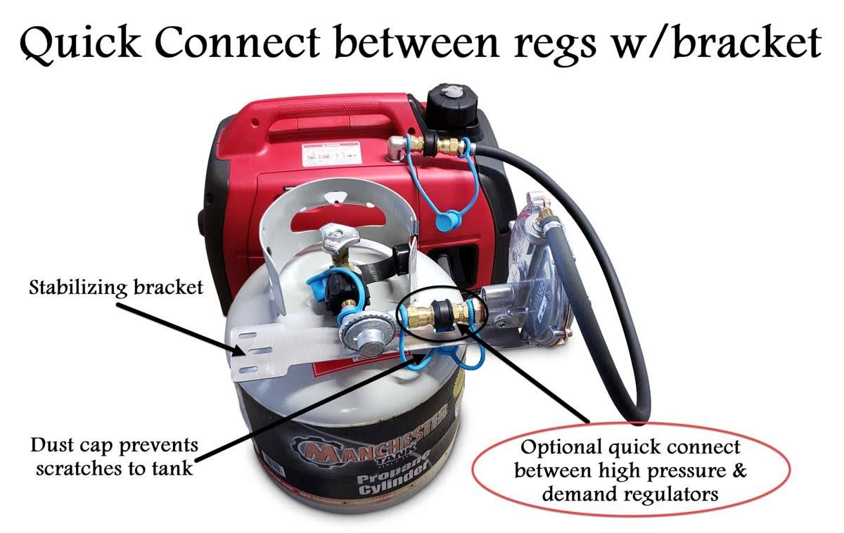 Honda EU2200i Propane, Natural Gas, Gasoline Tri-Fuel Conversion Kit - Image 6