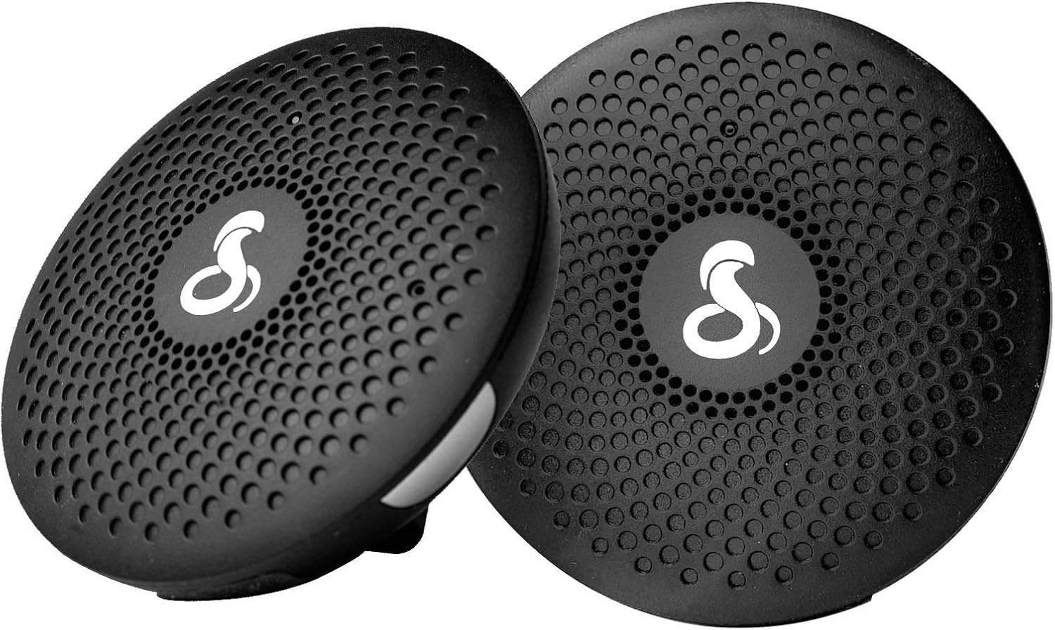 Cobra ACT120B Chat Tag Curve Wearable Walkie Talkies – Push to Talk, Rechargeable, Up to 12-Mile Two Way Radio Set (2 Pack)