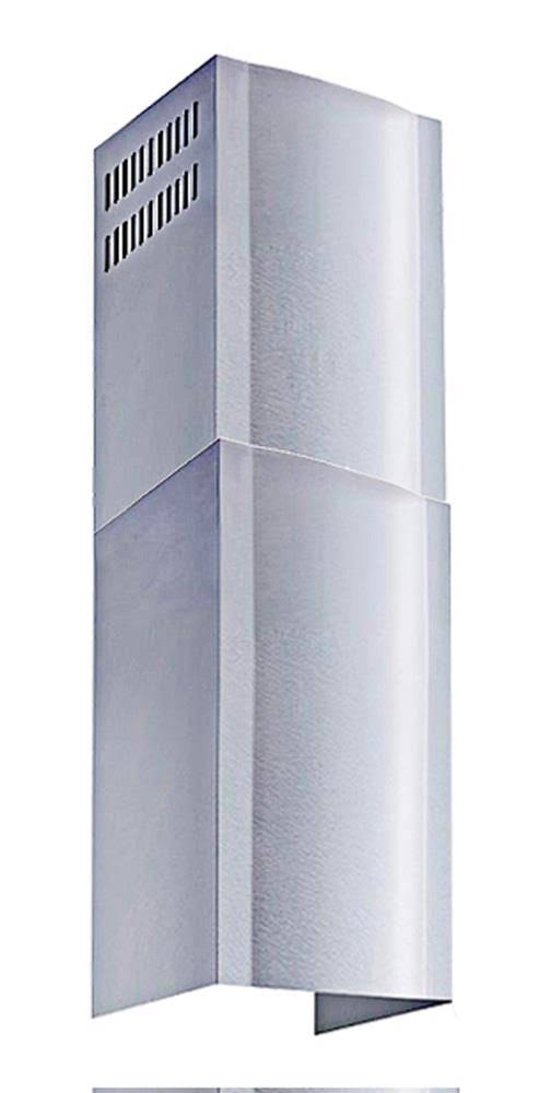 Winflo Stainless Steel Chimney Extension (Up to 11 ft. Ceiling) for Wall Mount Range Hood, Silver