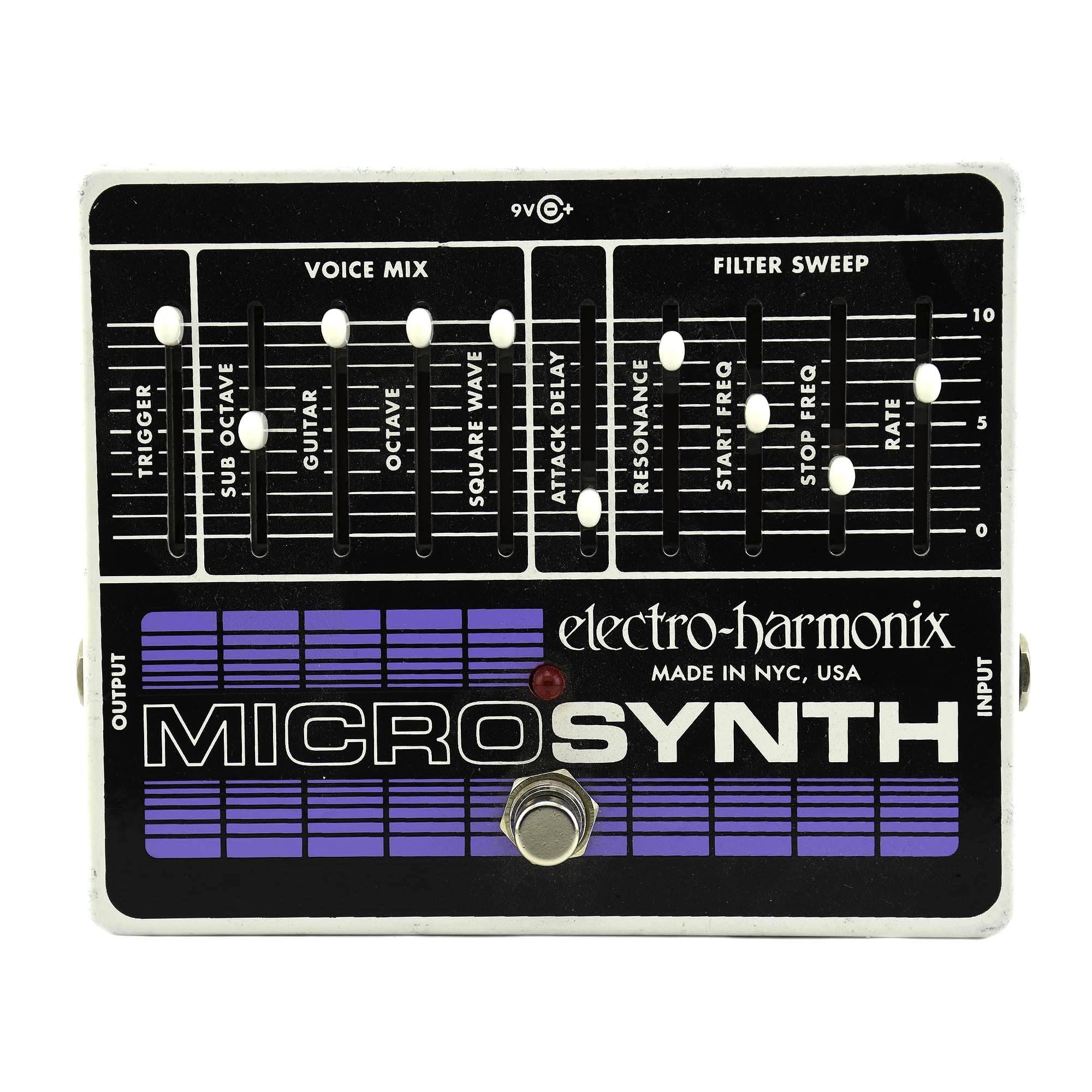 Electro Harmonix Microsynth Analog Guitar Synthesizer Pedal