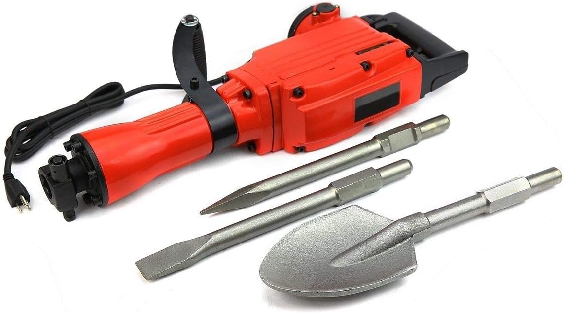 XtremepowerUS 61116-XP Jack Hammer w/Chisel & Shovel Bits Heavy Duty Electric 2200W Demolition Construction Concrete Breaker Punch Drill - Image 2
