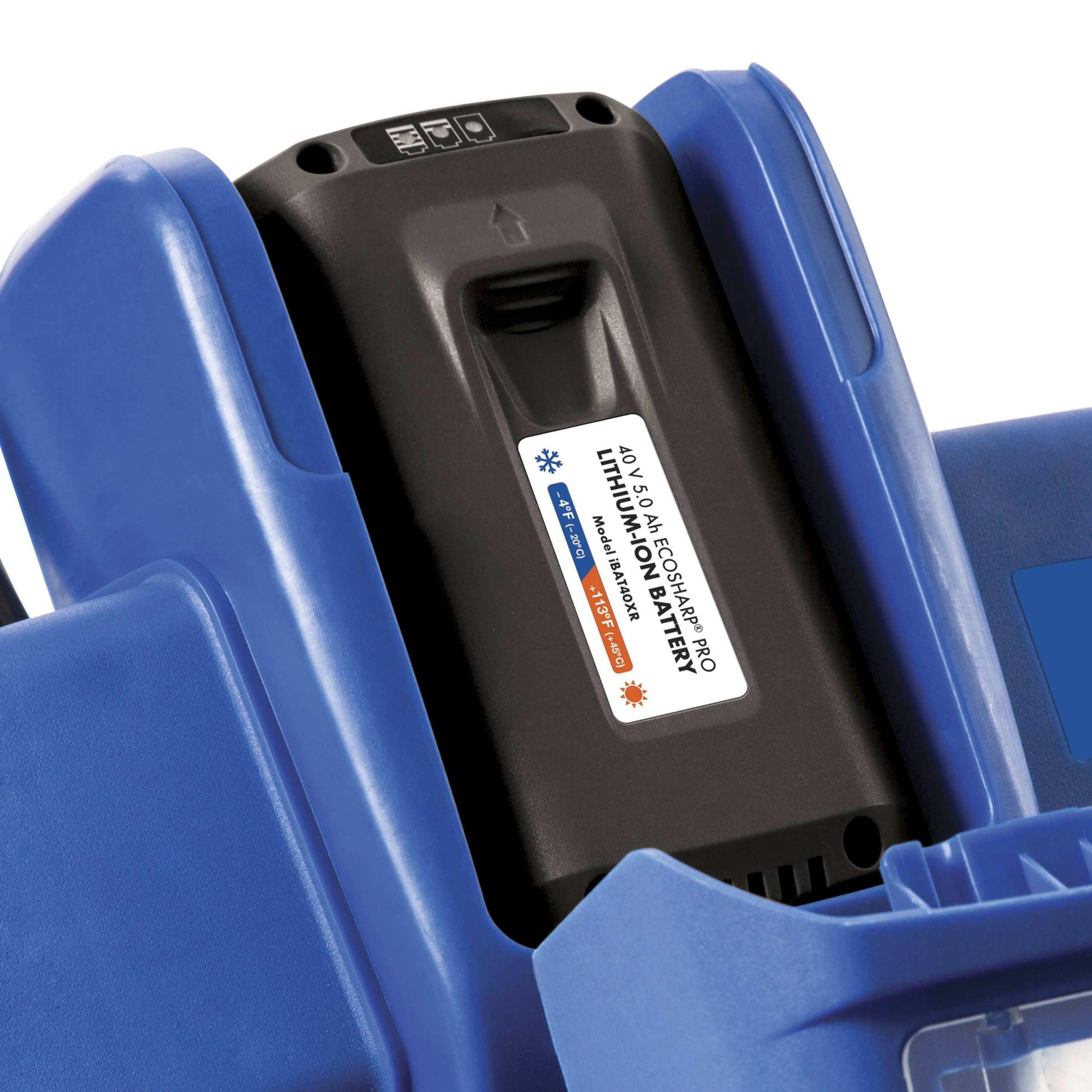 Snow Joe EcoSharp Pro Lithium-Ion battery, 40V 5.0 Ah, Ibat40xr - Image 3