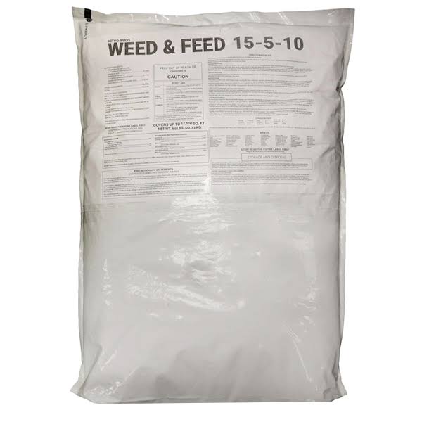 Solutions 15-5-10 Weed u0026 Feed Fertilizer with Trimec