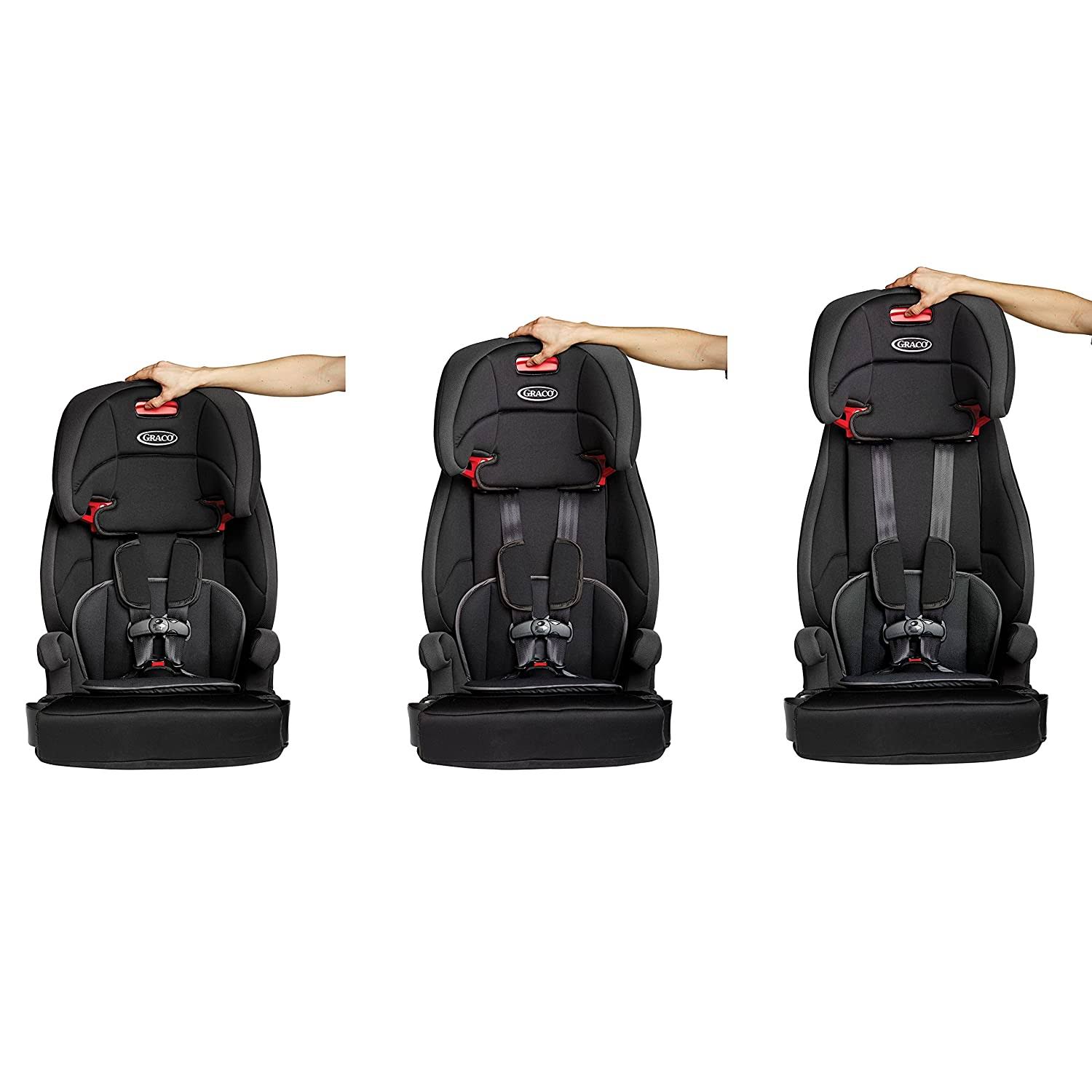 Graco Tranzitions 3-in-1 Harness Booster, Black - Image 5
