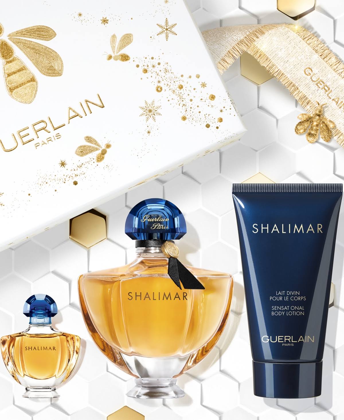 Guerlain Womens Shalimar Eau De Parfum 3Piece Holiday Set Value - Image 4