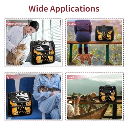 Halloween Pet Carrier Airline Approved Pet Carrier Bag Dog Carrier for Small Medium Cats Dogs Puppies Kitten - Image 41