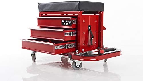 Sharper Image Rolling Toolbox Stool - Image 6