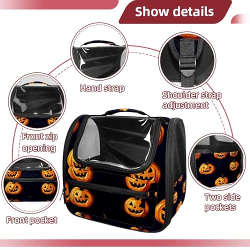 Halloween Pet Carrier Airline Approved Pet Carrier Bag Dog Carrier for Small Medium Cats Dogs Puppies Kitten - Image 72