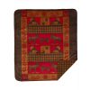 Denali Home Moose & Bear Throw Blanket