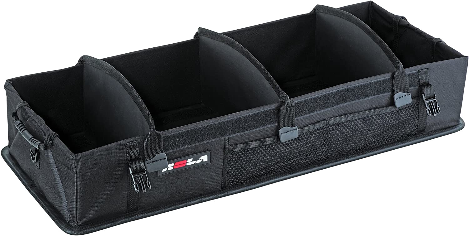 Rola 59001 M.O.V.E. Rigid-Base Trunk Organizer, Customizable Storage, Removable (Black), 38 Interior Organizer