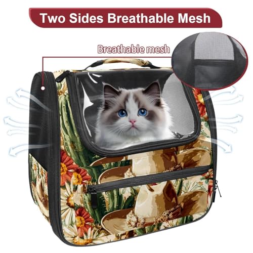 Halloween Pet Carrier Airline Approved Pet Carrier Bag Dog Carrier for Small Medium Cats Dogs Puppies Kitten - Image 81