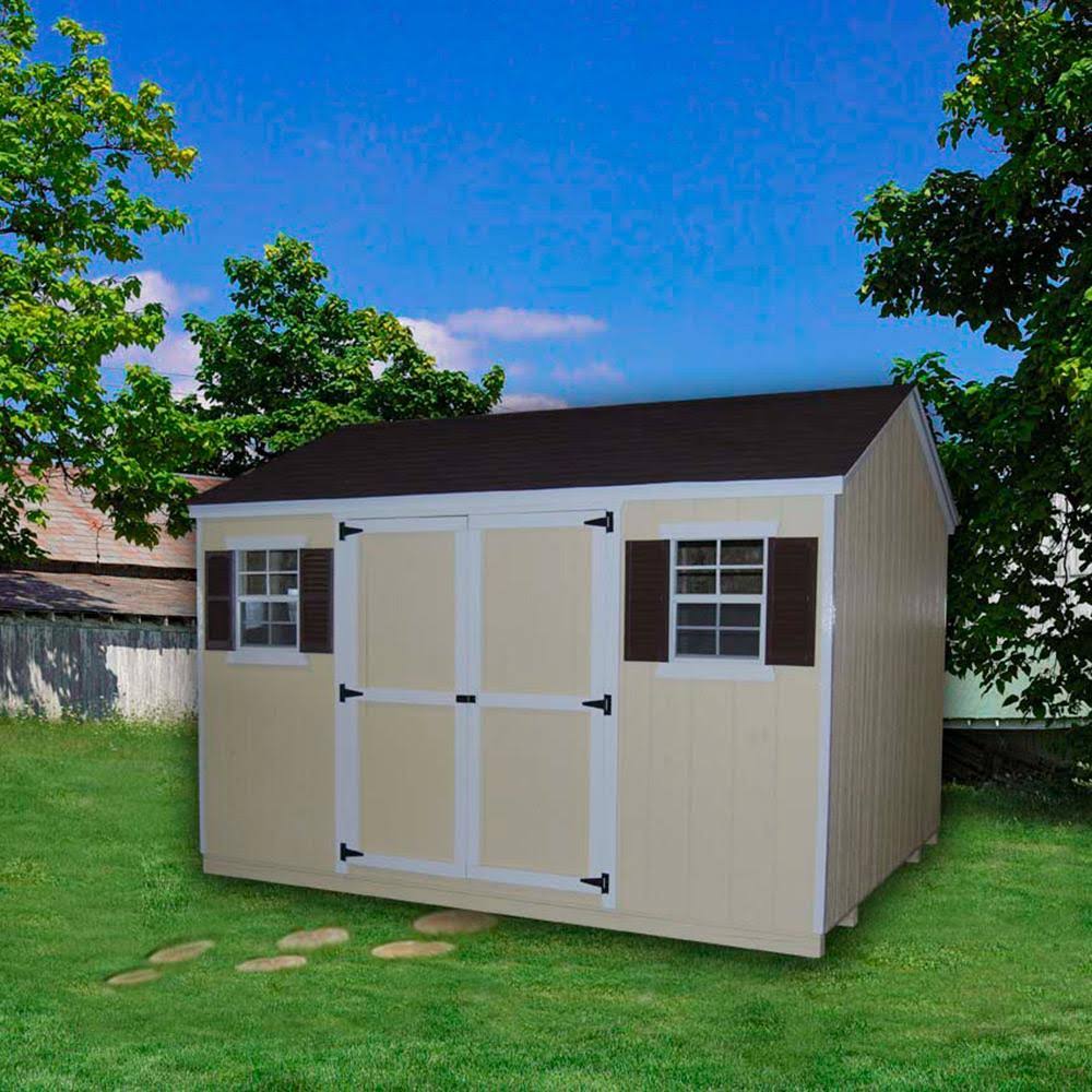 Little Cottage Co 10×14 Value Workshop Wood Storage Shed Kit