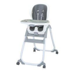 Ingenuity SmartClean Trio Elite 3-in-1 Convertible High Chair, Toddler Chair, and Booster Seat, For Ages 6 Months and Up, Unisex – Slate