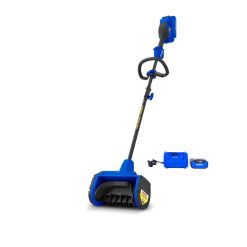 Kobalt 40-volt 12-in Single-stage Push Cordless Electric Snow Blower Powered Snow Shovel 4 Ah KMSS 1040A-03