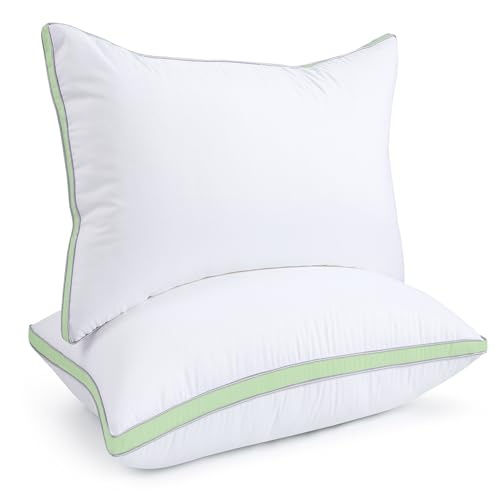 viewstar Bed Pillows King Size Set of 2, Hotel Quality, Down Alternative Big Pillow for Back, Stomach or Side Sleepers, Firm - Image 118