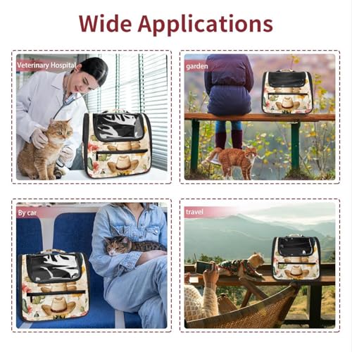 Halloween Pet Carrier Airline Approved Pet Carrier Bag Dog Carrier for Small Medium Cats Dogs Puppies Kitten - Image 34