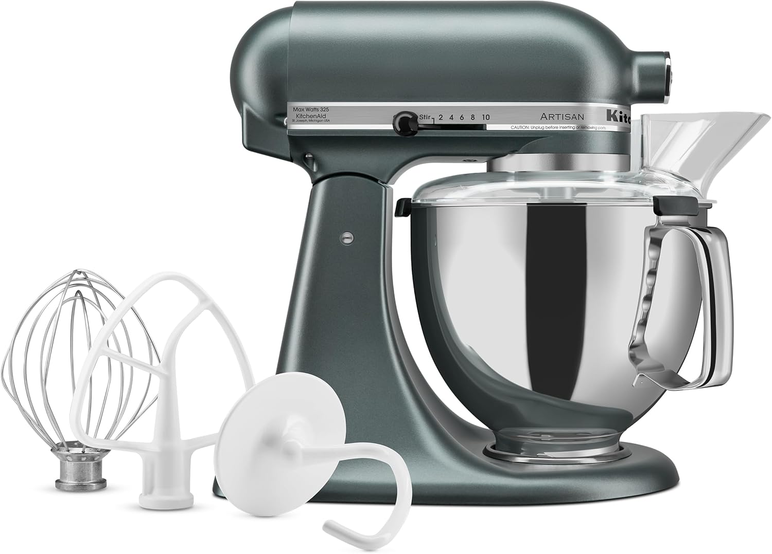KitchenAid Artisan Series 5 Quart Tilt Head Stand Mixer with Pouring Shield KSM150PS, Cast Iron - Image 70
