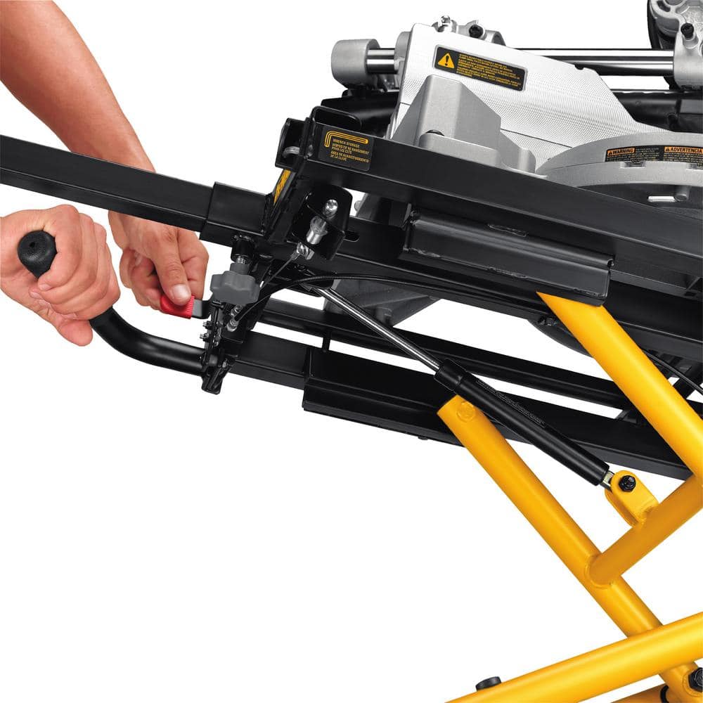 DEWALT 32-1/2 in. x 60 in. Rolling Miter Saw Stand with 300 lbs. Capacity DWX726 - Image 10