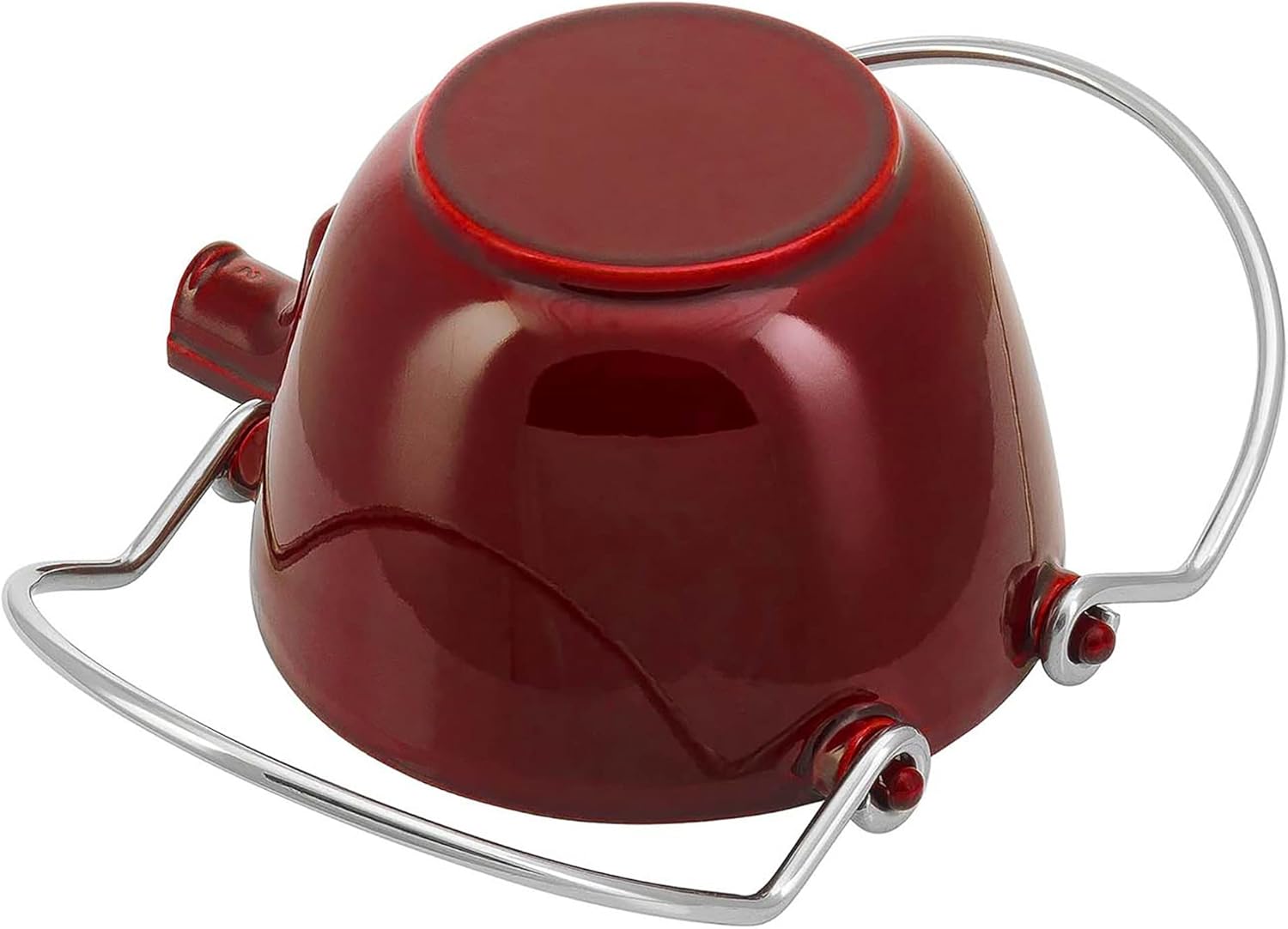 Staub Cast Iron 1-qt Round Tea Kettle – Basil, Made in France - Image 17