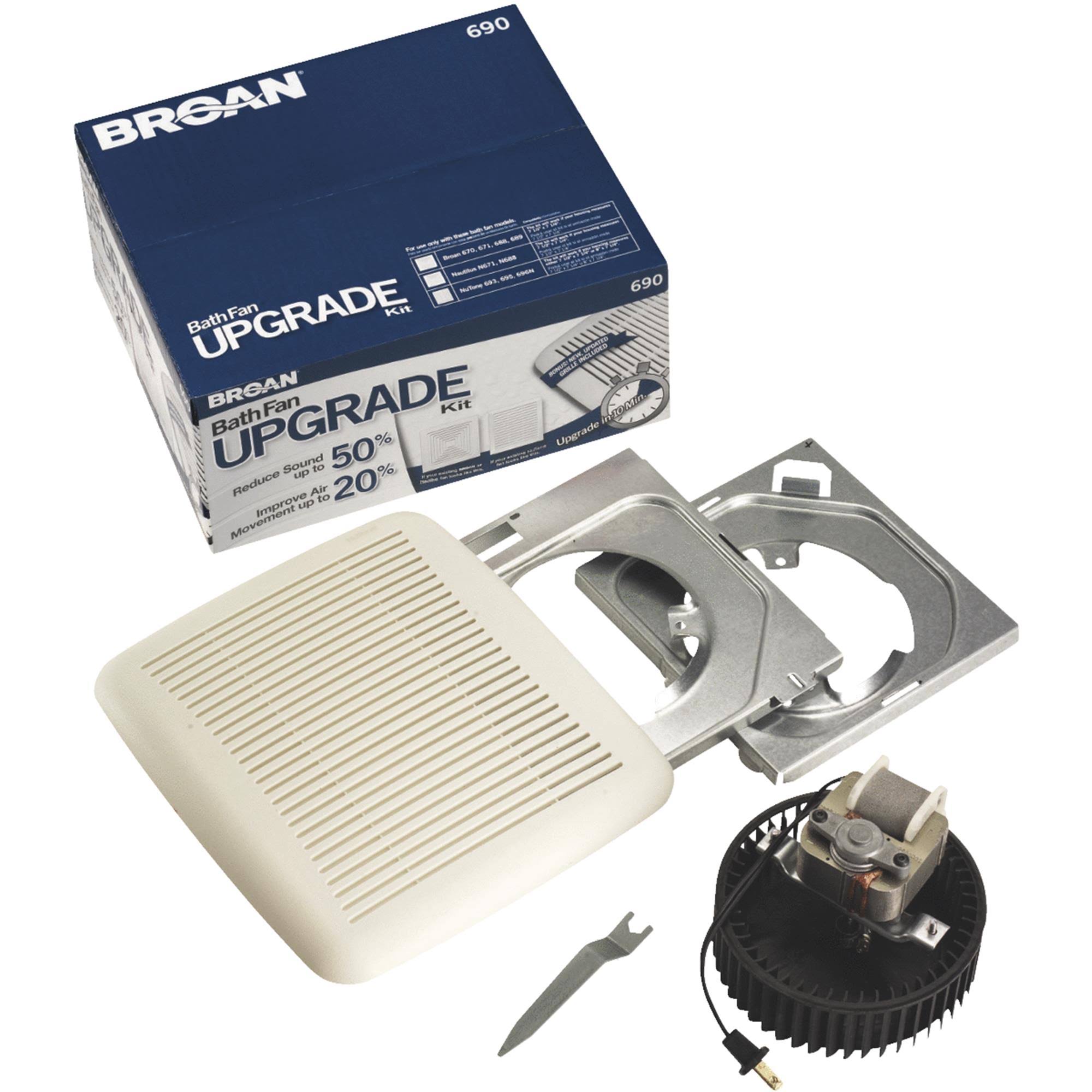 Broan 690 Bathroom Exhaust Fan Replacement Upgrade Kit