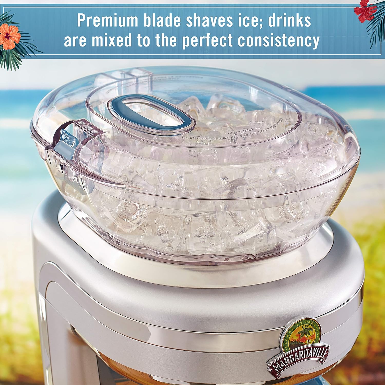 Margaritaville Key West Frozen Concoction Maker with Easy Pour Jar and XL Ice Reservoir - Image 3