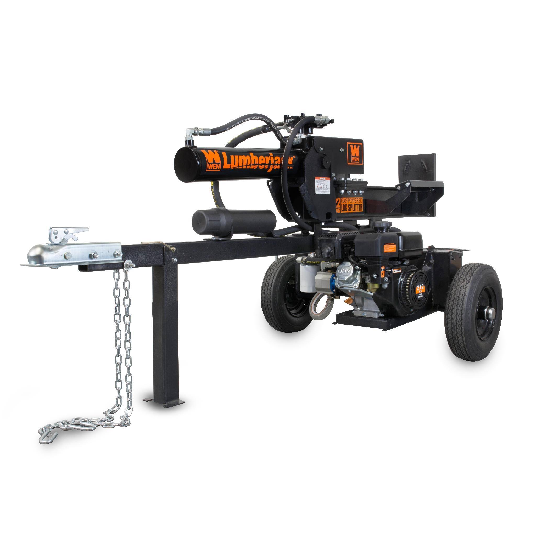 Wen 56222 Lumberjack 22-Ton Gas-Powered Log Splitter, Carb Compliant
