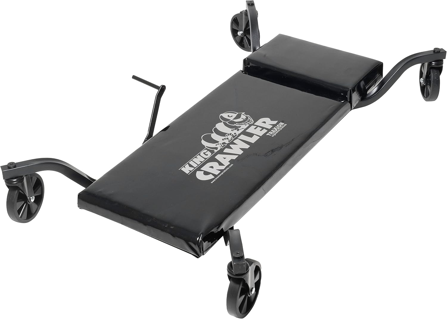 Traxion 1-200 King Crawler Rolling Automotive Mechanic Creeper W/All-Terrain 5 Casters - Image 2