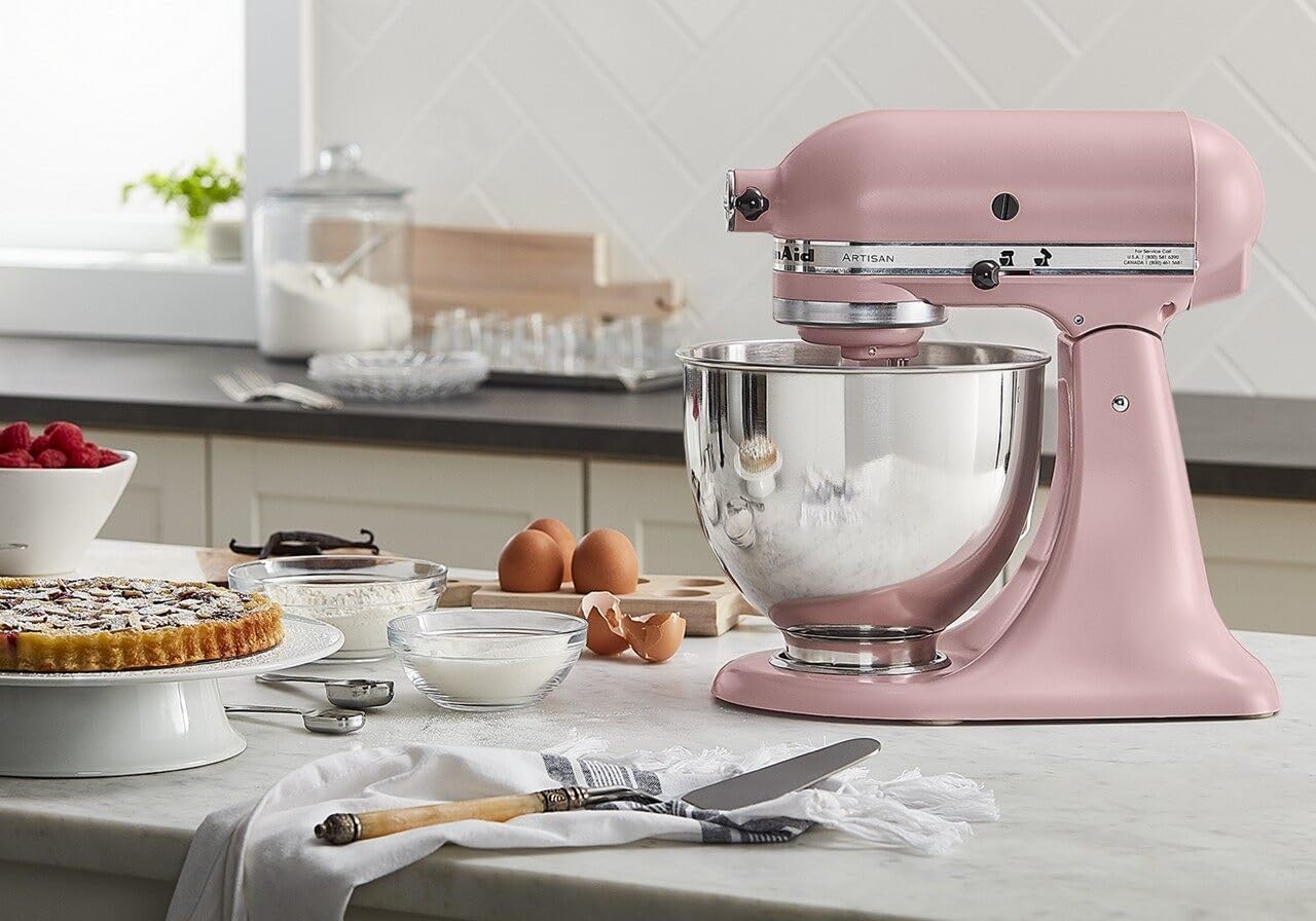 KitchenAid Artisan Series 5 Quart Tilt Head Stand Mixer with Pouring Shield KSM150PS, Cast Iron - Image 58