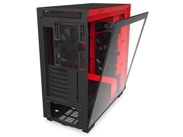 NZXT H710 Mid-tower ATX Case (Matte Black/Red) - Image 3