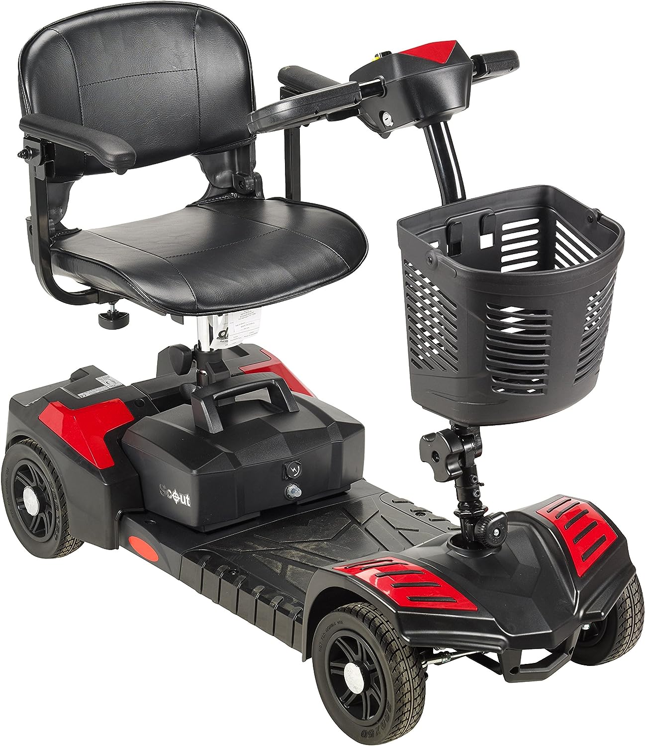 Mobility Aids & EquipmentScout Compact Travel Power Scooter, 4 Wheel - Image 2
