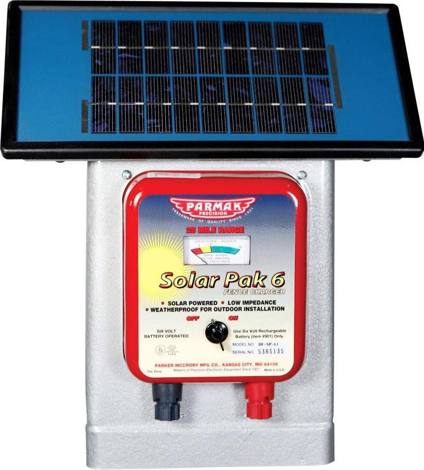 Parmak Deluxe Solar Pak 6V Electric Fence Charger Df-sp-li - Image 2