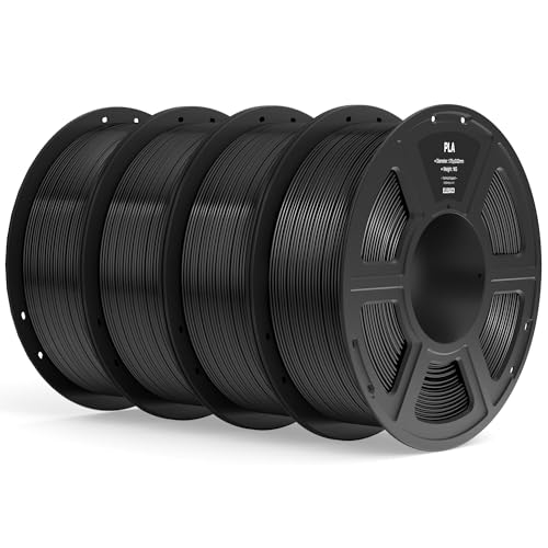 ELEGOO PLA Filament 1.75mm Bundle 4KG, 3D Printer Filament Dimensional Accuracy +/- 0.02mm, 4pcs 1kg Spool(2.2lbs) Fit Most FDM 3D Printers (Black, White, Dark Blue, True Red) - Image 15