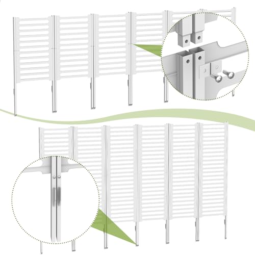 Privacy Fence 12 Pack, Air Conditioner Fence 15.7” ?? 22”, Outdoor Privacy Fence Screen, Trash Can Enclosure, Pool Equipment Panels, Panels Outdoor for Garden Patio - Image 3