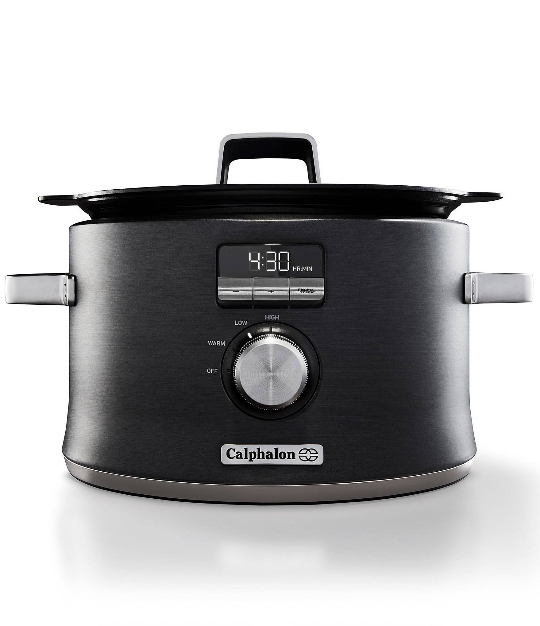 Calphalon Digital Saut Slow Cooker Dark Stainless Steel