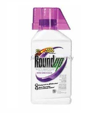 Roundup Weed u0026 Grass Killer, Super Concentrate – 35.2 fl oz spray bottle