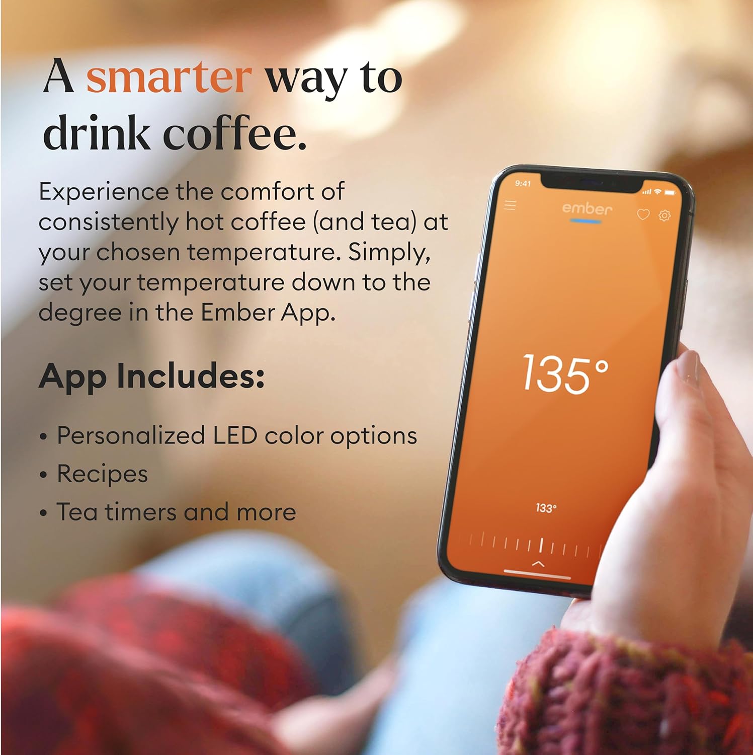 Ember Temperature Control Smart Mug 2, 14 Oz, App-Controlled Heated Coffee Mug with 80 Min Battery Life and Improved Design, White - Image 53