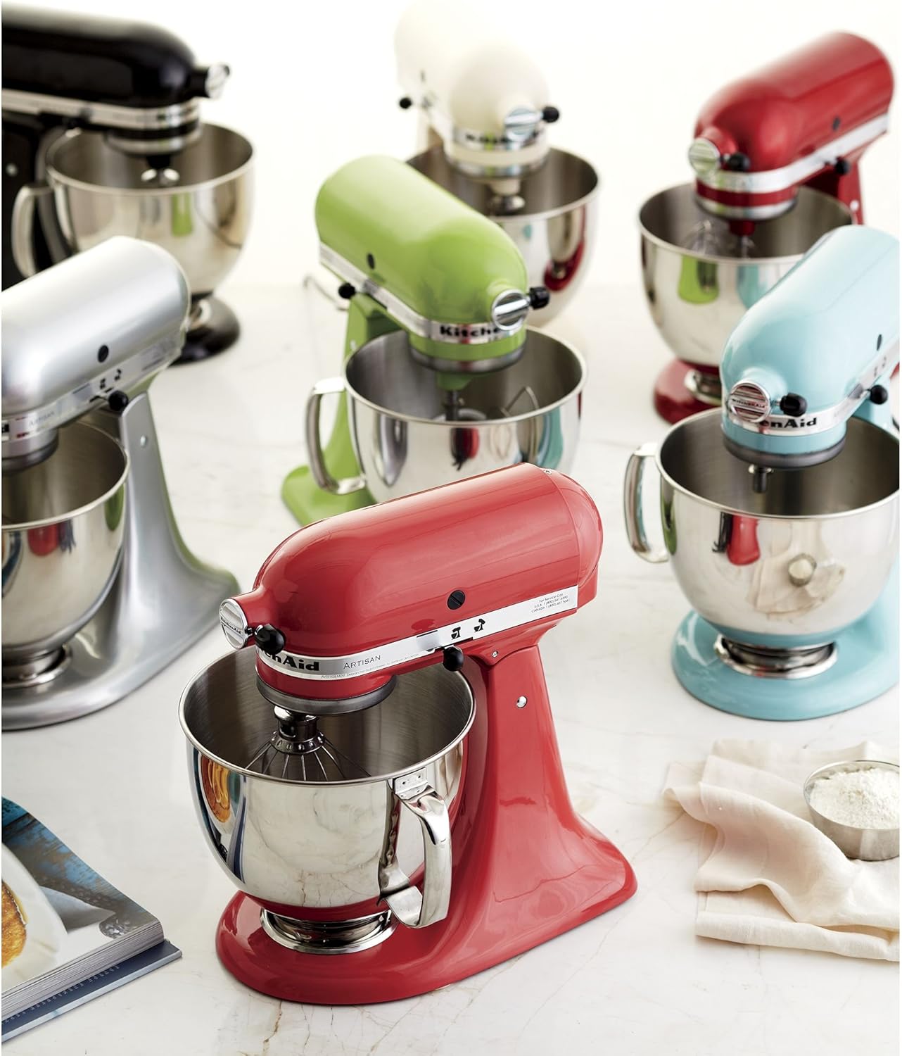 KitchenAid Artisan Series 5 Quart Tilt Head Stand Mixer with Pouring Shield KSM150PS, Cast Iron - Image 134